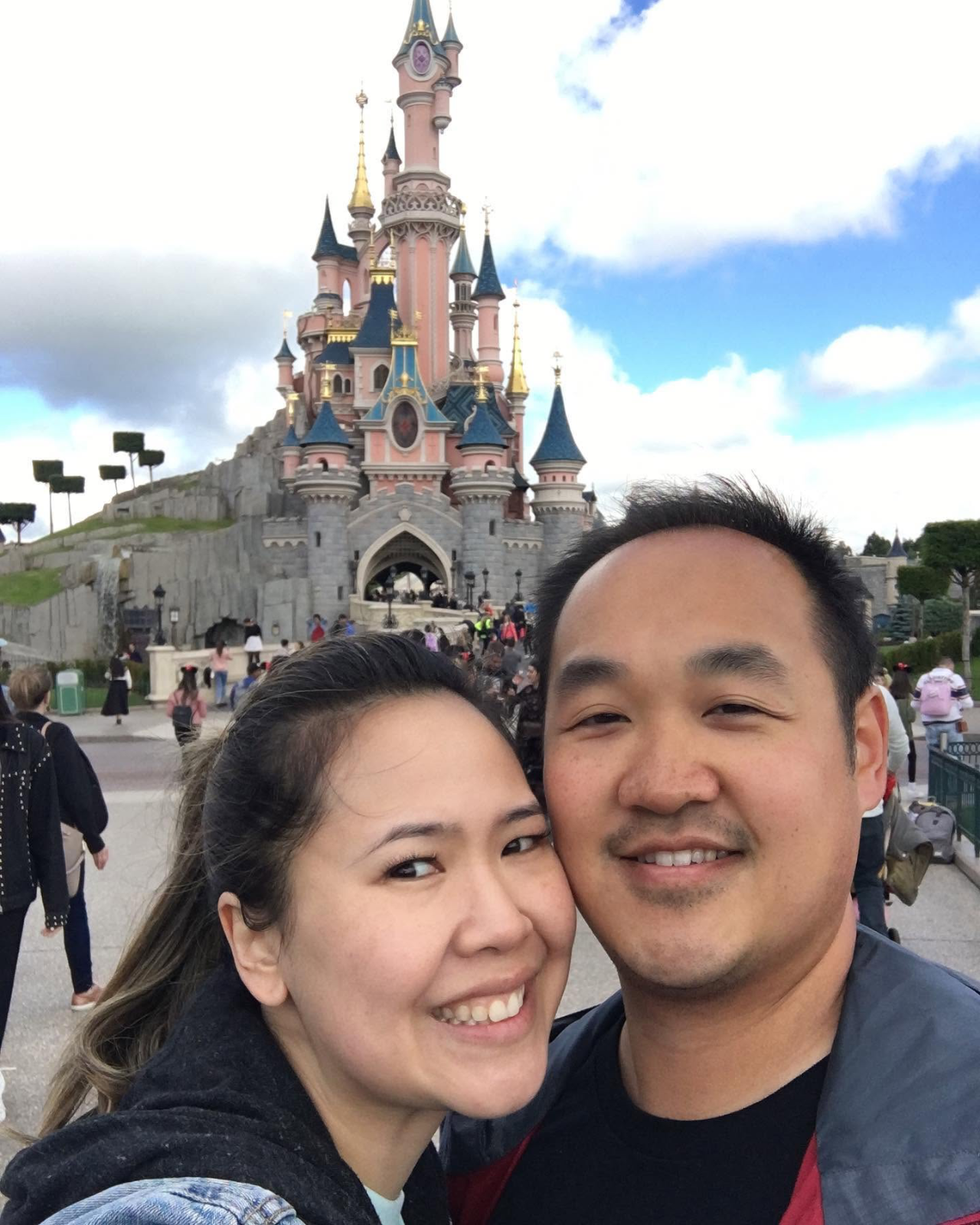 Me and my husband in Disneyland Paris