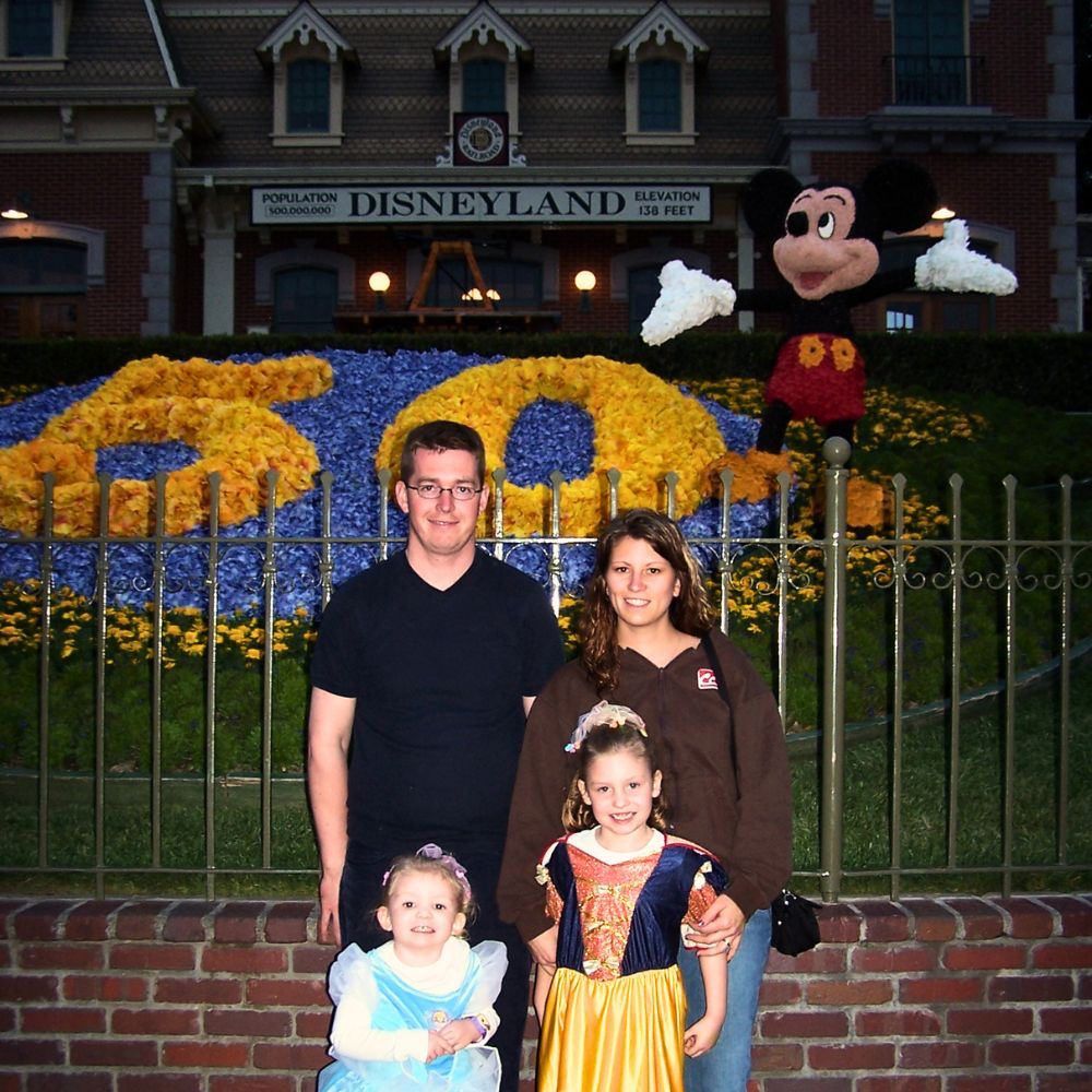 The trip that started it all - Disneyland 2006!